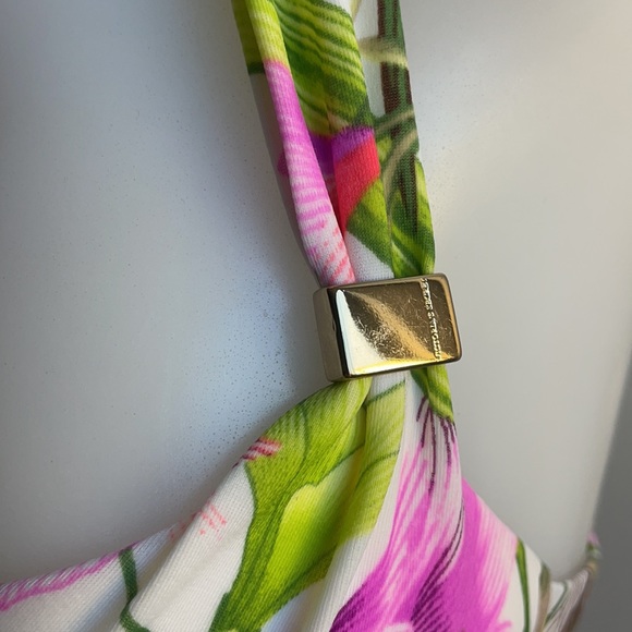 Floral Victoria’s Secret Bikini Top 32B Padded - Picture 3 of 6